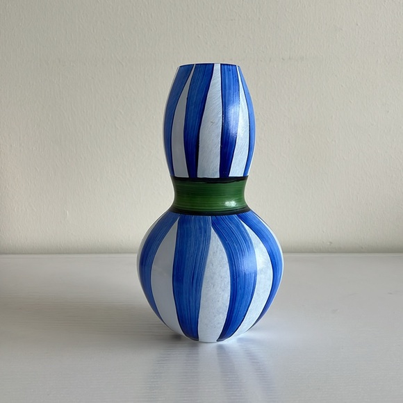 Vintage Kosta Boda Ulrica Hydman-Vallien Hand Painted Vase Decor - Picture 3 of 15